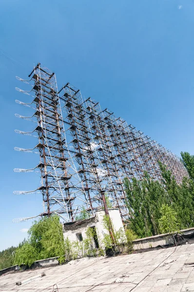 Verlaten Voormalig Militair Tsjernobyl Duga Radar Systeem Prypiat Tsjernobyl Uitsluitingszone — Stockfoto