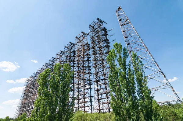 Verlaten Voormalig Militair Tsjernobyl Duga Radar Systeem Prypiat Tsjernobyl Uitsluitingszone — Stockfoto