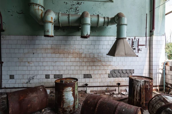 Fábrica Júpiter Pripyat Zona Exclusión Chernobyl Chernóbil Central Nuclear Zona — Foto de Stock