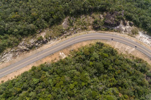 Straße Nach Bokor Kampot Kambodscha Bokor Nationalpark Kambodscha — Stockfoto