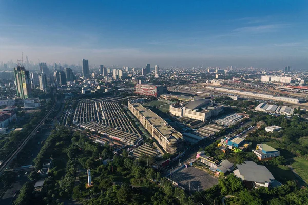 Chatuchak Park Bangkoku Tajlandia Aerial Drone Photo Asia — Zdjęcie stockowe