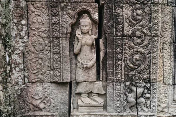 Kamboçya Daki Angkor Wat Tapınağı Kompleksi Asya Daki Siem Reap — Stok fotoğraf