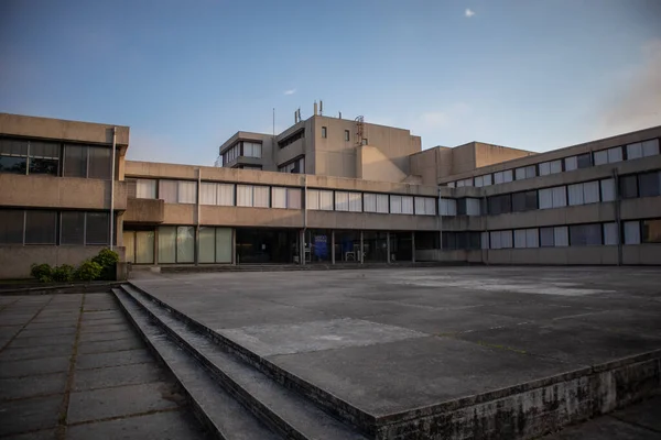 Porto Portugalia 2020 Wejście Centralnego Budynku Universidade Catolica Portuguesa — Zdjęcie stockowe