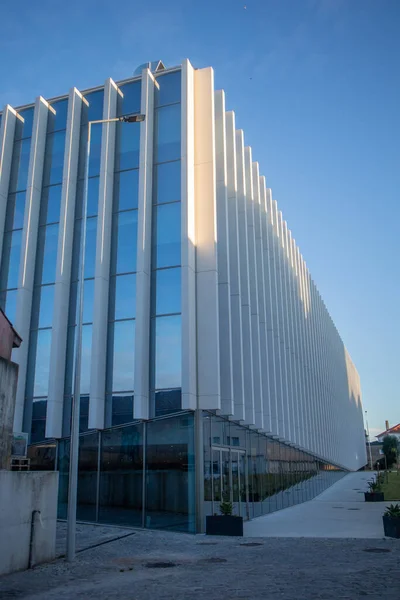 Porto Portugalia 2020 Nowy Budynek Szkoły Wyższej Biotechnologii Uniwersytecie Katolickim — Zdjęcie stockowe