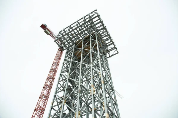 Construction Ski Jump Moscou — Photo