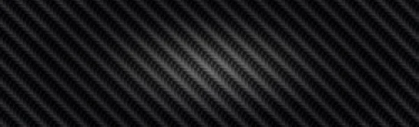 黑色和灰色碳纤维的全景纹理 矢量图解 — 图库矢量图片