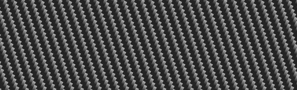 Texture Panoramique Fibre Carbone Noire Grise Illustration Vectorielle — Image vectorielle