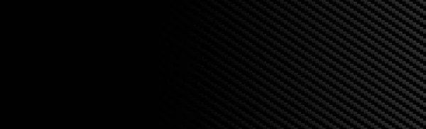 Texture Panoramique Fibre Carbone Noire Grise Illustration Vectorielle — Image vectorielle
