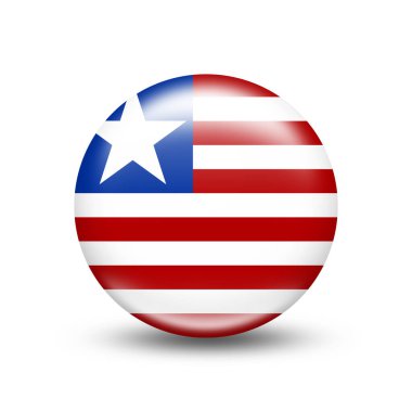 Beyaz gölgeli Liberya bayrağı