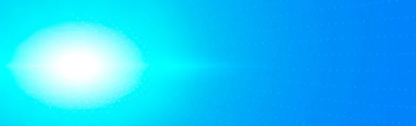 Панорамный Солнечный Фон Мягкого Голубого Цвета — стоковый вектор