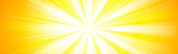 Bright Sun Yellow Orange Background — Stock Vector