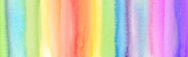 Realistischer Aquarell Regenbogen Auf Weißem Hintergrund Vektor Illustration — Stockvektor