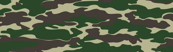 Modèle Géométrique Sans Couture Kaki Militaire Chasse Illustration Vectorielle — Image vectorielle