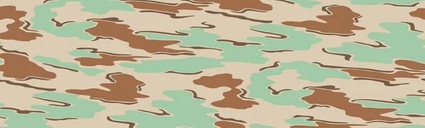 Modèle Géométrique Sans Couture Kaki Militaire Chasse Illustration Vectorielle — Image vectorielle