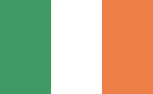 Ірландський Національний Прапор Точно Пропорційний Зображення Вектора — стоковий вектор