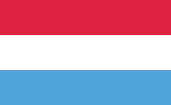 Bendera Nasional Luxemburg Dalam Proporsi Yang Tepat Ilustrasi Vektor - Stok Vektor