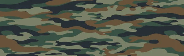 Modèle Géométrique Sans Couture Kaki Militaire Chasse Illustration Vectorielle — Image vectorielle