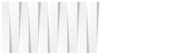 Dalgalı Çizgiler Gölgelerle Beyaz Vektör Panoramik Arkaplan — Stok Vektör