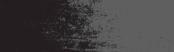 Grunge Μαύρο Και Γκρι Πανοραμικό Φόντο Vector Illustration — Διανυσματικό Αρχείο