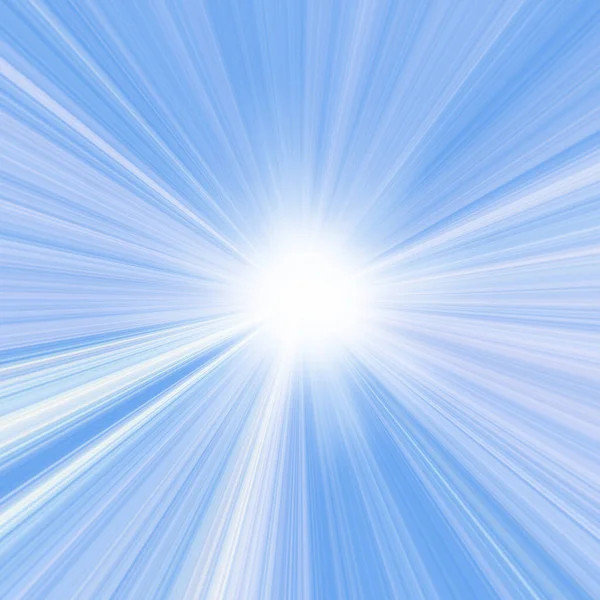 Панорамный Солнечный Фон Мягкого Голубого Цвета — стоковое фото