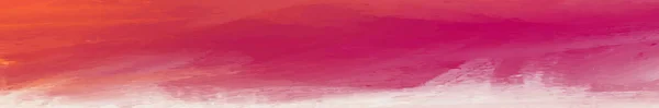 Панорамная Текстура Реалистичной Красной Акварели Белом Фоне Иллюстрация — стоковый вектор