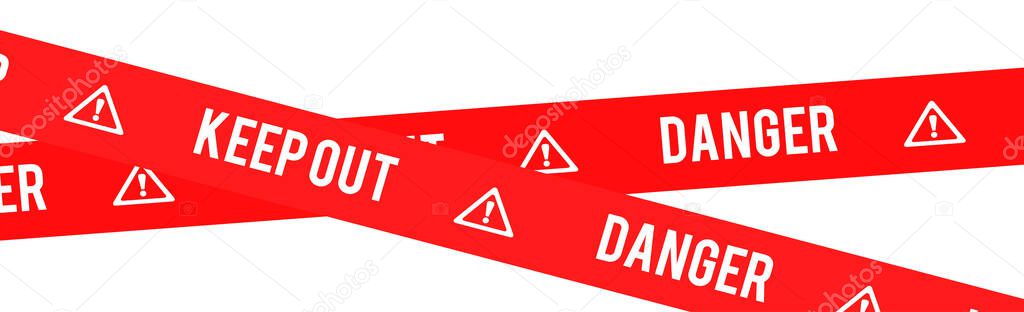 Warning signs and symbols in yellow and black - Vector illustration