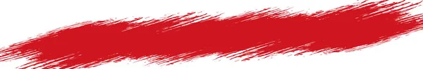 Smear Červené Barvy Bílém Panoramatickém Pozadí Ilustrace — Stockový vektor