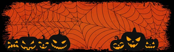 Ijesztő Komor Piros Halloween Háttér Illusztráció — Stock Vector