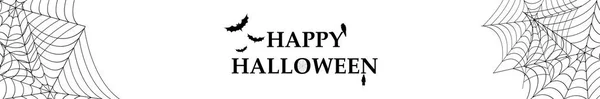 Düsterer Weißer Hintergrund Mit Elementen Des Feiertags Halloween Illustration — Stockvektor