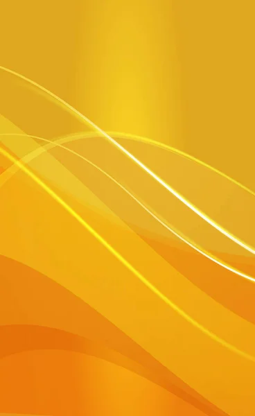 Yellow Orange Panoramic Background Lines Vector Illustration — Stock Vector