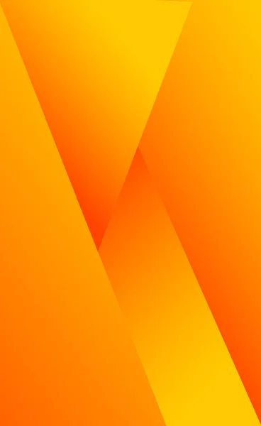 黄色オレンジ色のパノラマの背景と線 ベクトルイラスト — ストックベクタ