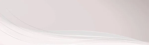 抽象的な白いパノラマの背景と線 ベクトル図 — ストックベクタ
