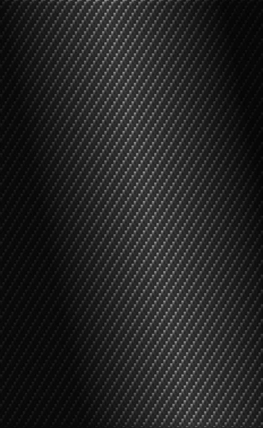 Textura Panorámica Fibra Carbono Negra Gris Ilustración — Vector de stock