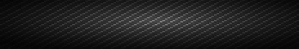 Панорамна Текстура Чорно Сірого Вуглецевого Волокна Ілюстрація — стоковий вектор