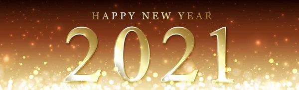 Çok Renkli Parlak Yeni Yıl Kutlaması Bokeh 2021 Illüstrasyon — Stok fotoğraf