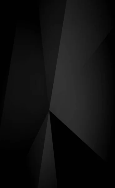 Абстрактный Черный Панорамный Фон Треугольников Векторная Иллюстрация — стоковый вектор