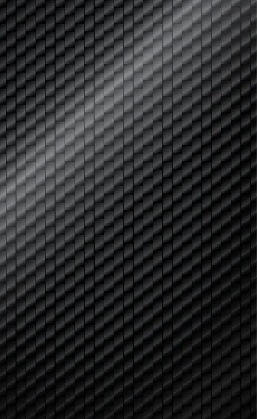 Panoramic Texture Black Gray Carbon Fiber Illustration — Stock Vector