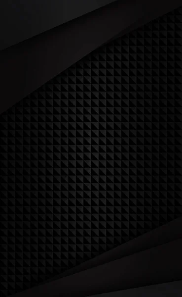 许多小正方形的抽象黑色背景 — 图库矢量图片