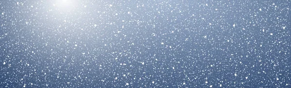 Délicat Fond Ciel Avec Des Flocons Neige Qui Tombent Illustration — Image vectorielle