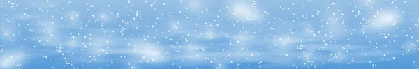 Delikatne Tło Nieba Opadającymi Płatkami Śniegu — Zdjęcie stockowe