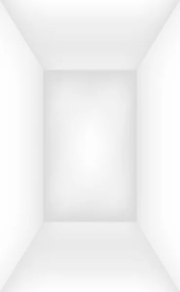 Fehér Szürke Panorámás Stúdió Háttér Fehér Fény Vektor Illusztráció — Stock Vector