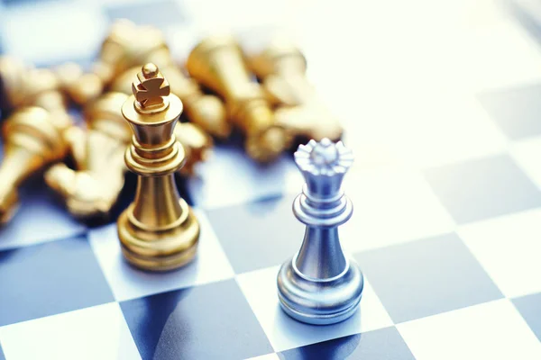 Chess board game, business competitive concept, copy space