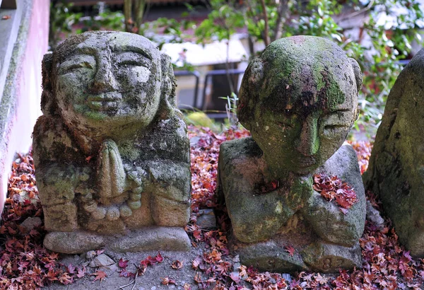 Wonderful Stone Statues Buddhist Temple Kyoto Otagi Nenbutsuji High Quality — Stock Photo, Image