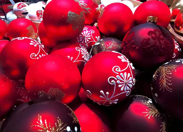 Christmas Celebration Balls Decorating Christmas Tree Decoration Christmas — Stock Photo, Image