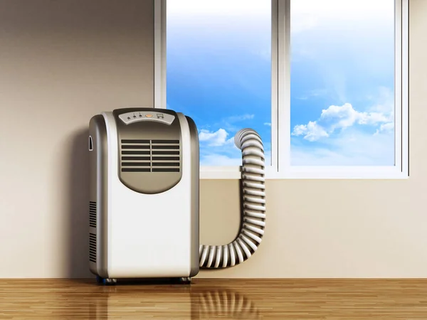 Generisk Illustration Mobil Luftkonditionering Illustration — Stockfoto