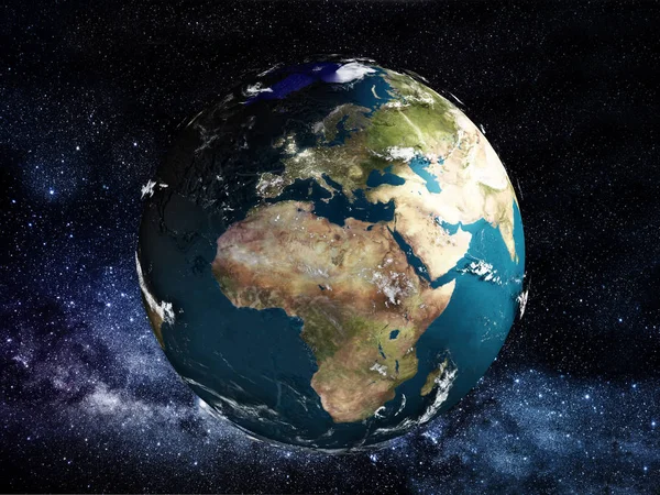 View Earth Space Illustration — Stock Photo, Image