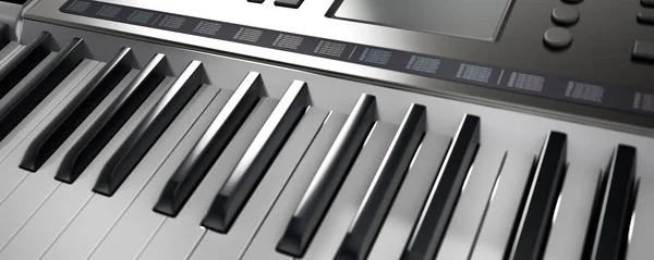 Contemporary Generic Design Music Keyboard Illustration — Stock Photo, Image