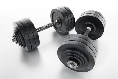 Beyaz arka plan üzerinde izole etmek. 3D çizim.