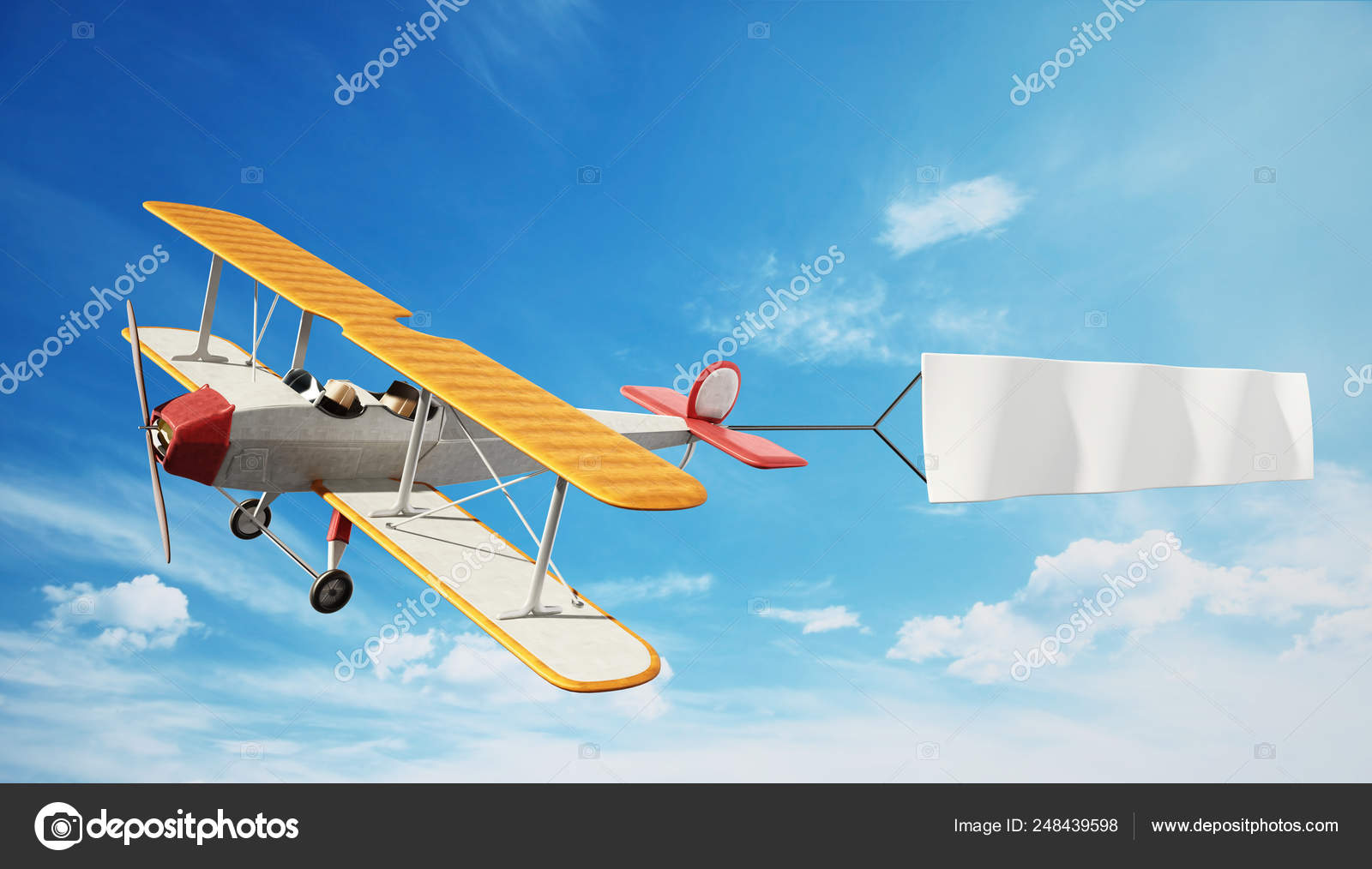Download Airplane Banner Template Stock Photos Royalty Free Airplane Banner Template Images Depositphotos PSD Mockup Templates