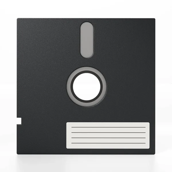 Inch Diskette Geïsoleerd Witte Achtergrond Illustratie — Stockfoto